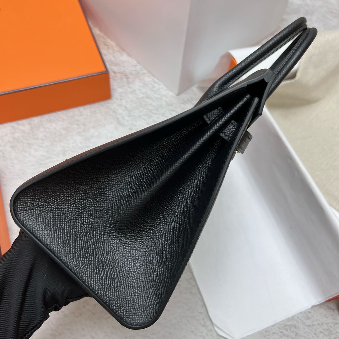 에르메스 버킨백25 블랙 금장 앱송